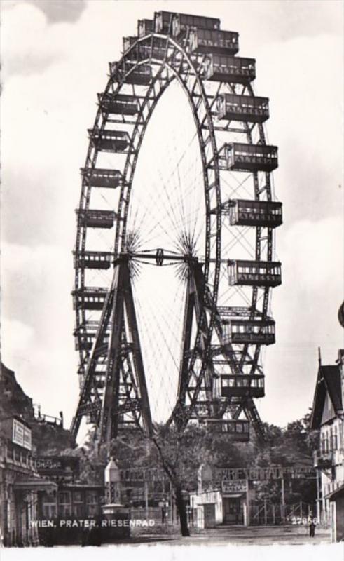 Autsria Vienna Wien Prtaer Riesenrad Ferris Wheel Photo