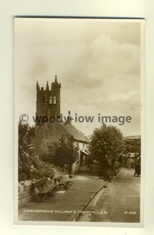 h0064 - Carisbrooke Village , Isle of Wight - postcard