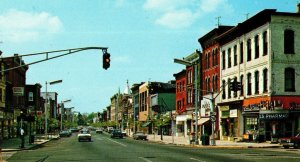 Main Street Somerville Somerset County New Jersey Vintage Standard View Postcard