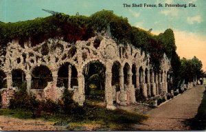Florida St Petersburg The Shell Fence