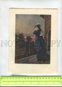 476365 USSR Leo Tolstoy Anna Karenina artist Venetian Vintage illustration