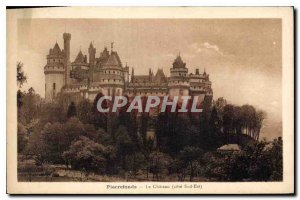 Old Postcard Pierrefonds Chateau East South coast