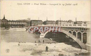 Old Postcard Lyon Wilson Bridge Inaugurated July 14, 1918