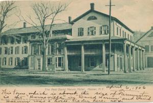 Homer Cortland County NY New York Real David Harum Hotel (before fire) pm 1906