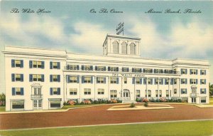 Colorpicture Miami Beach Florida The White House Postcard linen 20-13286