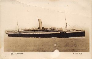 S.S Orcoma  Real Photo S.S Orcoma , Pacific Steamship Navigation Company View...
