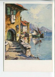 441661 Jurgen Runge Near Mandello on Lago di Como Old Bruckmann german postcard