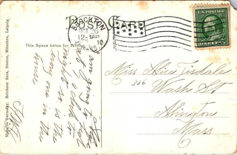 Boston Massachusetts Ma Postcard - Sullivan Square Terminal - 1910