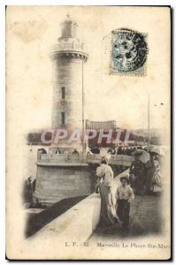 Old Postcard Marseille Le Phare Ste Marie