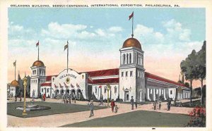 Oklahoma Building Sesquicentennial Exposition Philadelphia PA postcard