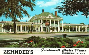 Vintage Postcard Zehnder's Historic Frankenmuth Mich. Chicken Dinners Michigan