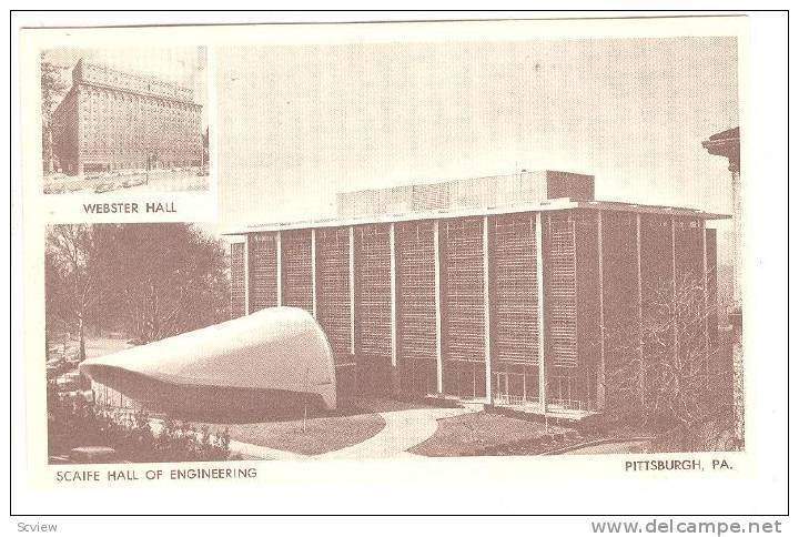 Scaife Hall Of Engineering, Pittsburgh, Pennsylvania, 40-60s