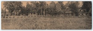 1908 Waushacum Lake View Avenue Camp Ground Sterling Massachusetts MA Postcard