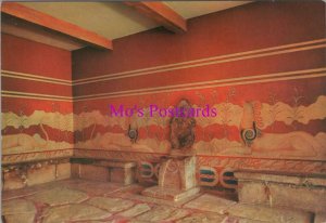 Greece Postcard - Crete, Knossos. The Throne of Minos RR21698