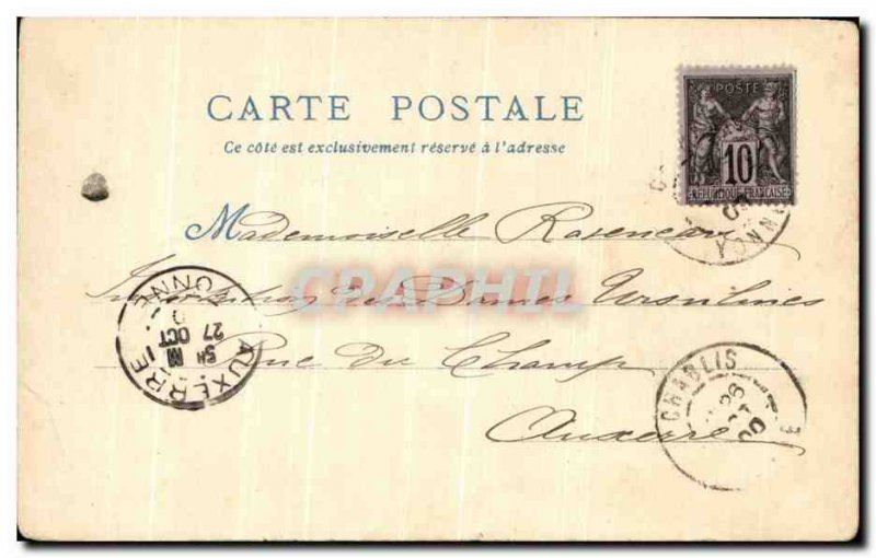 Old Postcard Paris The Sentinel of Grand Châtelet 1900 World Fair