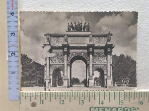 Postcard Arc de triomphe du Carrousel, Paris, France