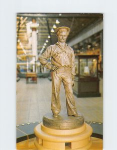 M-139615 The silver statue of Bosun Riggin The Navy Memorial Museum D C