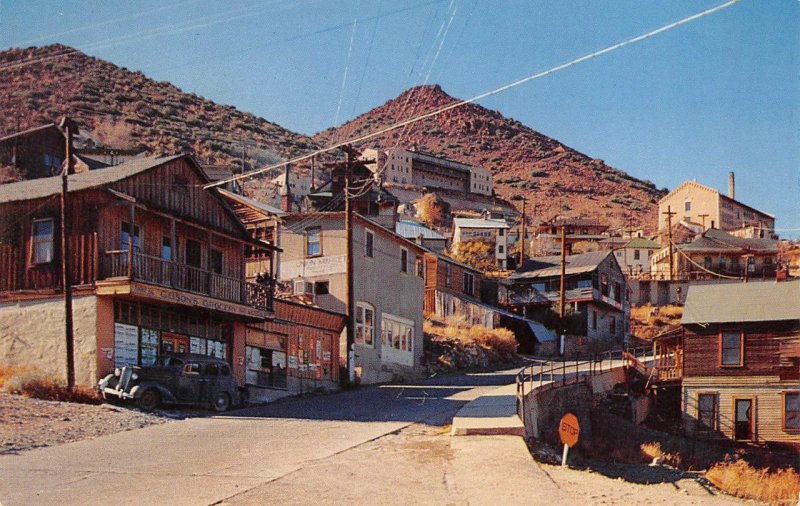 JEROME, AZ Ghost Town Arizona Street Scene Mining Town ca 1950s Vintage Postcard