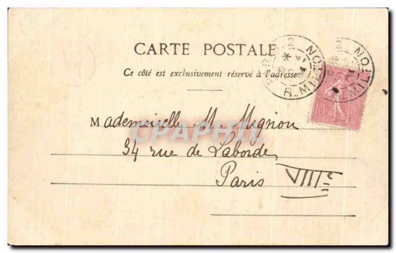 Old Postcard Paris Rue St Martin Tramway