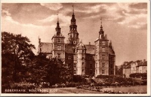 Denmark København Rosenborgborg Slot Copenhagen Vintage Postcard C003