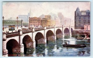 GLASCOW, Scotland ~ GLASCOW BRIDGE Built in 1899)  c1910s Tuck Postcard