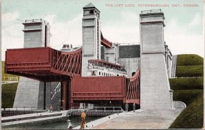 The Lift Lock Peterborough Ontario c1908 Postcard H28