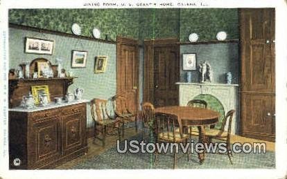 Dining Room, US Grant's Home - Galena, Illinois IL  