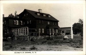 Jackson New Hampshire NH Whitney's Inn Real Photo Vintage Postcard