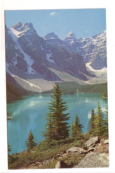 Lake Moraine, Valley of the Peaks, Alberta, Keystone Press 