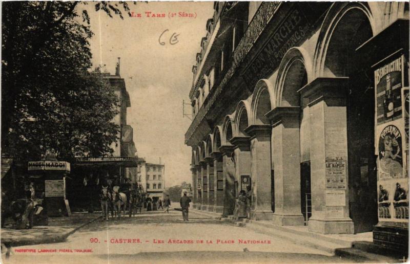 CPA CASTRES - Les Arcades (477637)