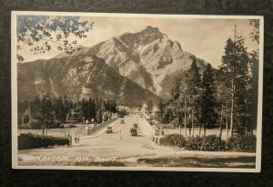 Mint Vintage Mint Vintage Cascade Mountain Banff Canada Real Photo Postcard RPPC