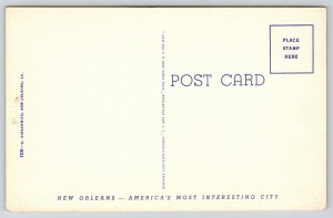 New Orleans Louisiana~Mississippi River~SS President Steamboat~Linen Postcard