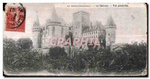 Old Postcard General view Chateau La Rochefoucauld