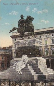 Italy Milano Monumento a Vittorio Emanuele II 1913