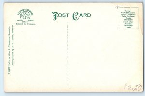 Bermuda Postcard Hamilton Hotel Interior Lobby c1910 Antique Unposted