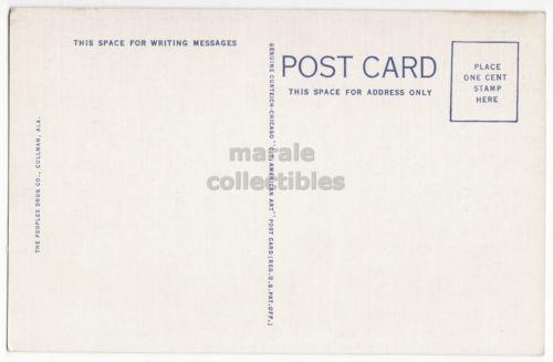 CULLMAN Alabama AL, POST OFFICE c1940s old postcard