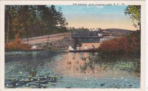 New York East Caroga Lake The Bridge Curteich