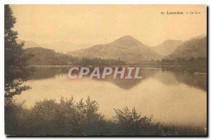 Old Postcard Lourdes Lake
