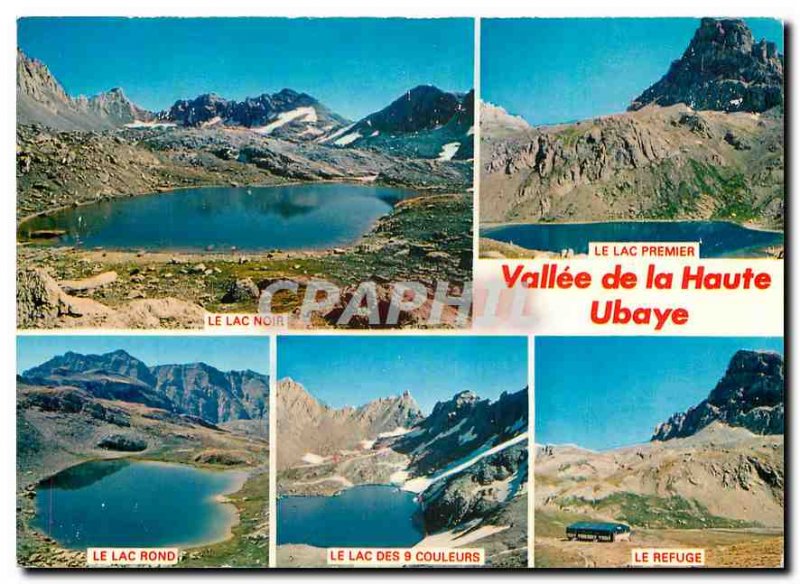 Postcard Modern Vallee Haute Ubaye Alp Haute Prov Lakes