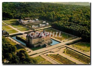 Modern Postcard Chateau of Vaux le Vicomte Chateau Facade southern Embroideri...