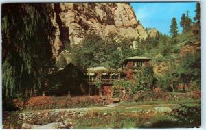 MAYHEWS OAK CREEK LODGE, Arizona  AZ   1954 Oak Creek Canyon Roadside  Postcard