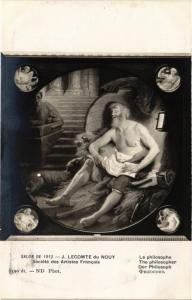 CPA AK Salon de 1912 J. LECOMTE du NOUY Le philisophe (706542)