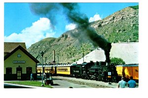 Silverton Narrow Gauge Passenger Railway Train, Durango Station Depot, Colorado,