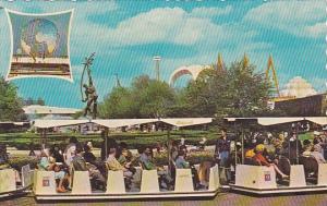 Glide-A-Ride Trains With Rocket Thrower In Background New York World's Fair 1...