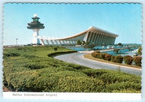 Washington D.C. ~ DULLES INTERNATIONAL AIRPORT 4x6 Opened 1962 Postcard