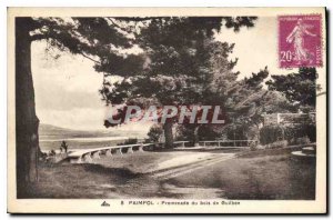 Postcard Old Paimpol Guiben wood Walk