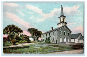 c1910's Old Dutoh Reformed Church Leeds Near Catskill New York NY  Postcard 