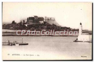 Postcard Old Antibes Fort Carre