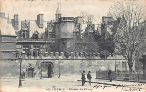 France 1905 Musee de Cluny Museum Paris vintage postcard
