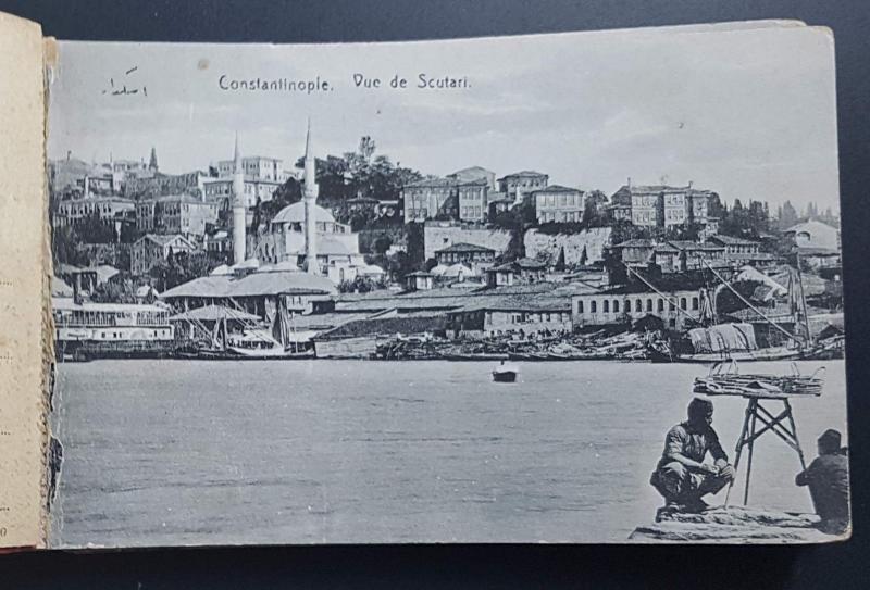 Book of 20 Postcards, Souvenir de Constantinople, inc Railway Stations, Faults